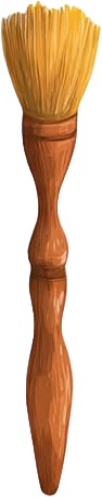 a wooden vase with a yellow flower on top.jpg